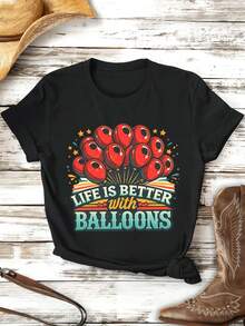 Women T-Shirts - Black - View 2