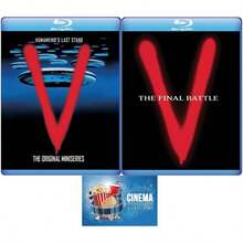 V: Complete 1983 TV Miniseries+ Final Battle Blu Ray Includes Glossy Print Cinema Art Card - View 1