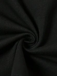 Camiseta de Manga Corta para Entrenar en Casa |   Diseño de Tai Chi, Tejido Ligero y Duradero, Ideal para Ejercicio y Actividades Diarias, Ajuste Cómodo para Hombres y Mujeres, Top Elegante y Versátil, Cuello Redondo, Tejido de Elasticidad Media, Estampado - Negro - Ver 4