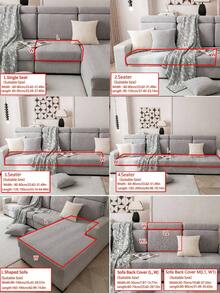 1 tấm bọc ghế sofa co giãn, chống trượt, phủ toàn bộ bề mặt, dùng được cả bốn mùa, chất liệu vải dày dặn, có thể giặt máy, chống bụi, thân thiện với thú cưng, có thể điều chỉnh kích thước phù hợp cho phòng ngủ, văn phòng, phòng khách, ghế sofa hình chữ L và ghế sofa 1/2/3/4 chỗ ngồi. - Màu Xám nhạt - Xem 5