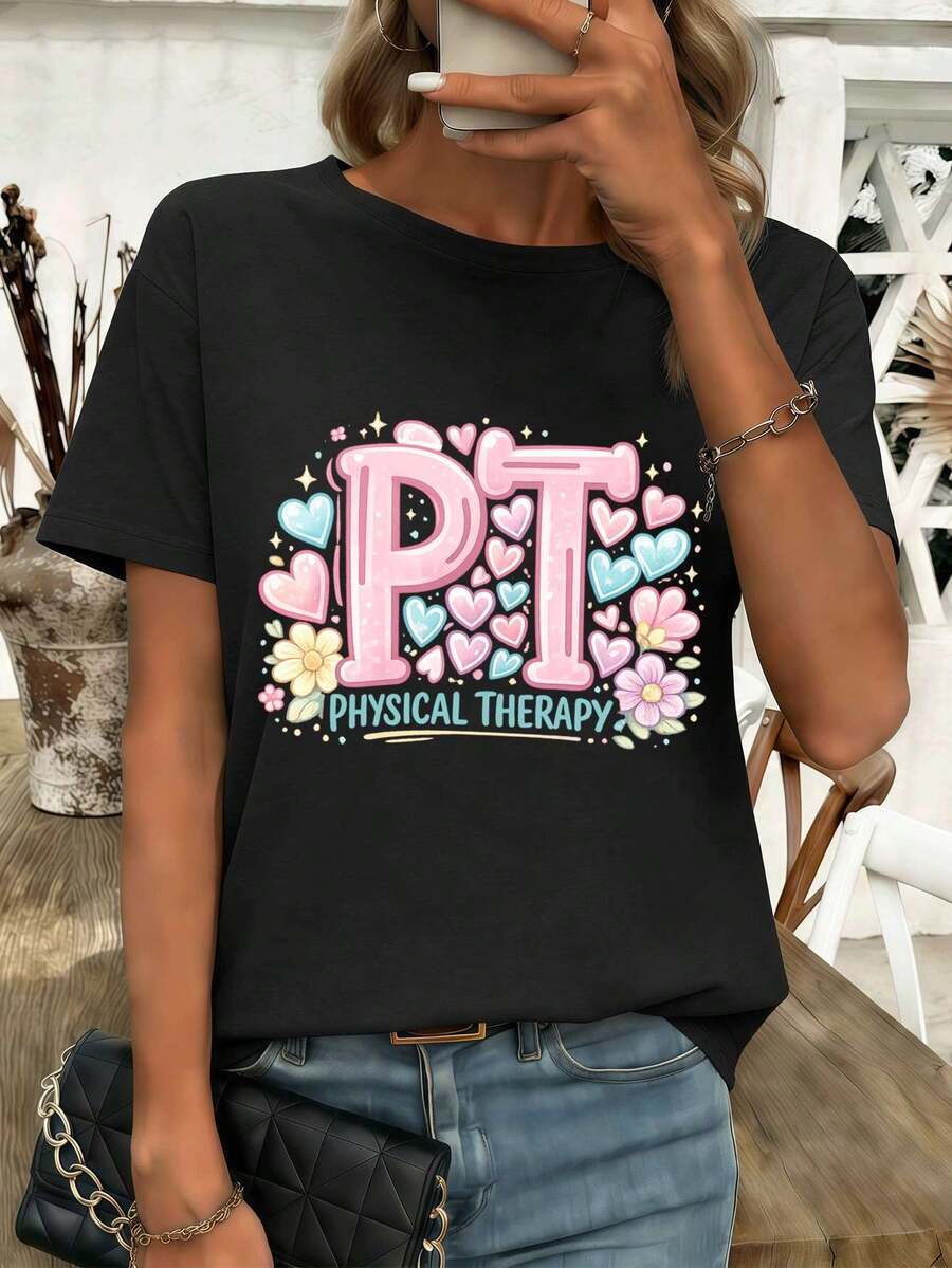 Women T-Shirts - Black - View 1