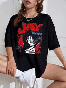 Women T-Shirts - Black - View 8
