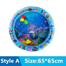 Alfombra de juego de agua sensorial para gatos con peces, cama de agua inflable gruesa, juguete sensorial para perros y mascotas, diversión interactiva - Modelo C con bomba - Ver 7