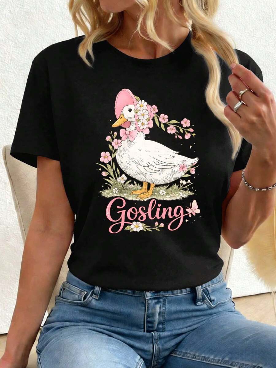 Women T-Shirts - Black - View 1