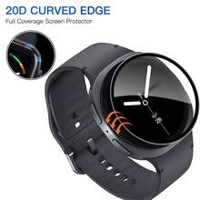 适用于三星 Galaxy Watch 8 40mm/44mm/8 Classic Ultra 的 3 片装屏幕保护膜，3D 全覆盖，轻薄灵敏 - 彩色 - 查看 8