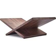 Solid Wood Book Stands - Cross Frame Walnut Wooden Book Holder, Open Bookstand For Display And Reading, Suitable For Art, Bible, Cookbook, Easel, Magazine, Textbooks - Walnut - View 10