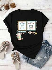 Women T-Shirts - Black - View 2