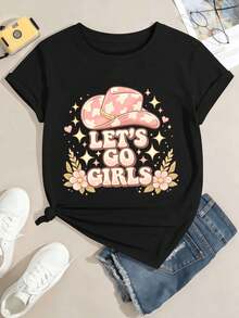 Women T-Shirts - Black - View 2