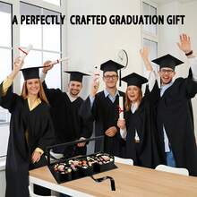 Graduation Flower Gift Box Empty Grad Letter Large Flower Box With Ribbon Chocolate Rose Bouquet Package For Graduation Birthday Class Reunion Party Favor Supplies - View 7