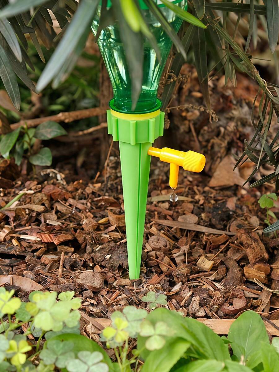 5 Sets Automatic Adjustable Drip Spike Automatic Drip Irrigation System Automatic Drip Irrigation Device For Indoor Plants Flowers Greenhouse - Multicolor - View 1