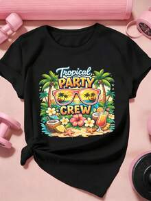 Women T-Shirts - Black - View 2