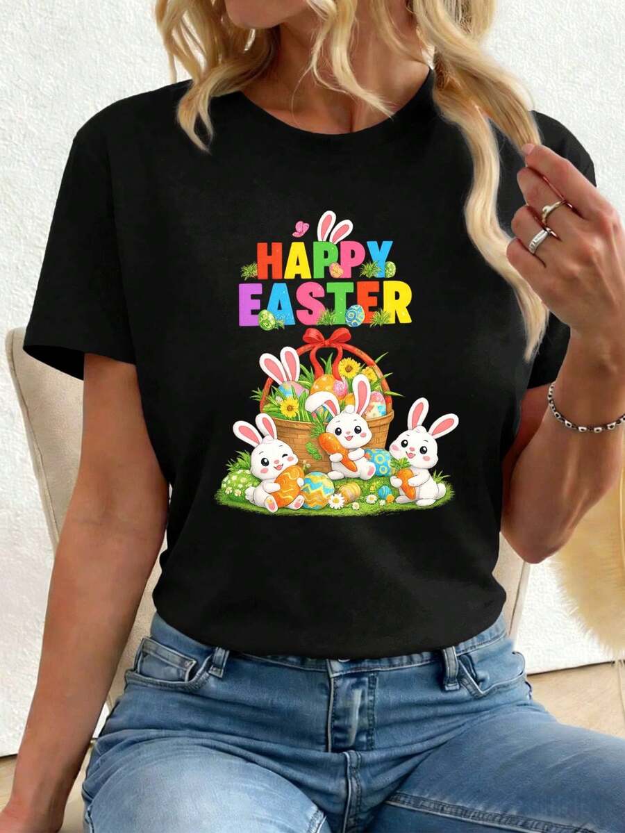 Women T-Shirts - Black - View 1