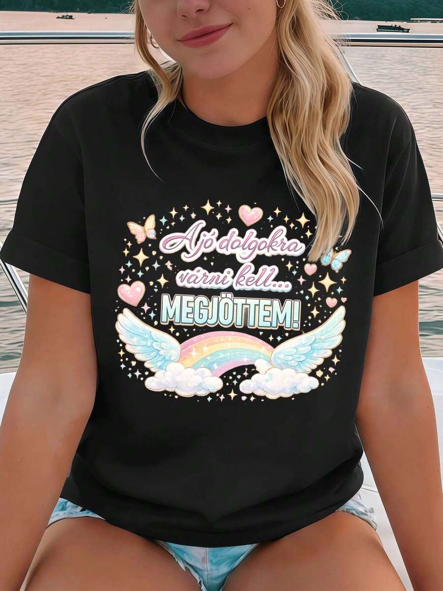 Women T-Shirts - Black - View 1