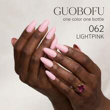 Brand GUIBOFU 1pc No.062 Gel Nail Polish - Pink - View 10