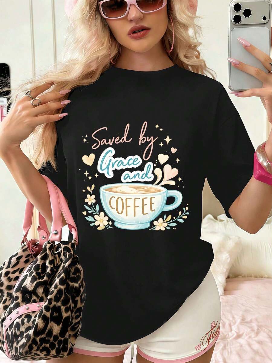 Women T-Shirts - Black - View 1