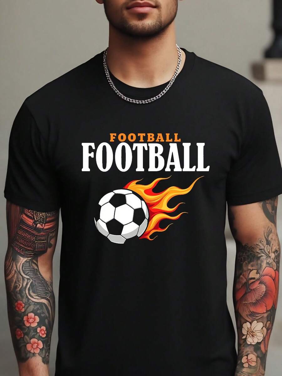 Camisetas para hombres - Camisa de manga corta de algodón puro (1 pieza) - Ver 1