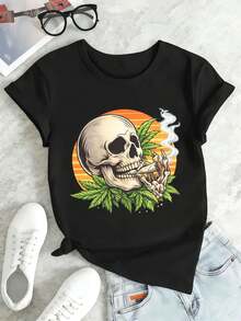 Women T-Shirts - Black - View 2