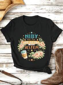 Women T-Shirts - Black - View 2