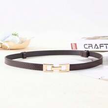 1pc Adjustable Elastic Waist Belt, Suitable For Summer, Autumn, Daily And Outdoor Use - Black - View 6