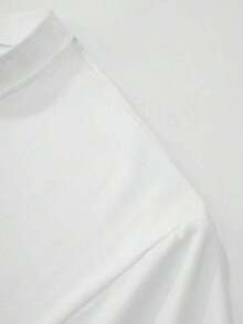 Camiseta casual de cuello redondo y manga corta para hombre, con estampado de lema y letras, adecuada para vacaciones en la playa y uso diario, verano - Azul y blanco - Ver 8