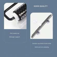 Suction Cup Blackout Curtains,Retractable Sunshade,Portable Blinds,Free-Perforated Sun Protection Roller Shade,Temporary Sunshade Windows Blinds - A - View 2