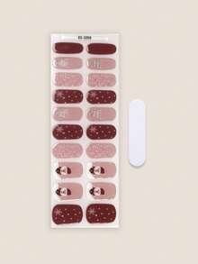 20 Peças Tiras de Gel Semissecas, Qualidade de Salão, Longa Duração, Fácil de Aplicar e Remover, Requer Cura com Lâmpada UV - Multicolorido - Visão 3