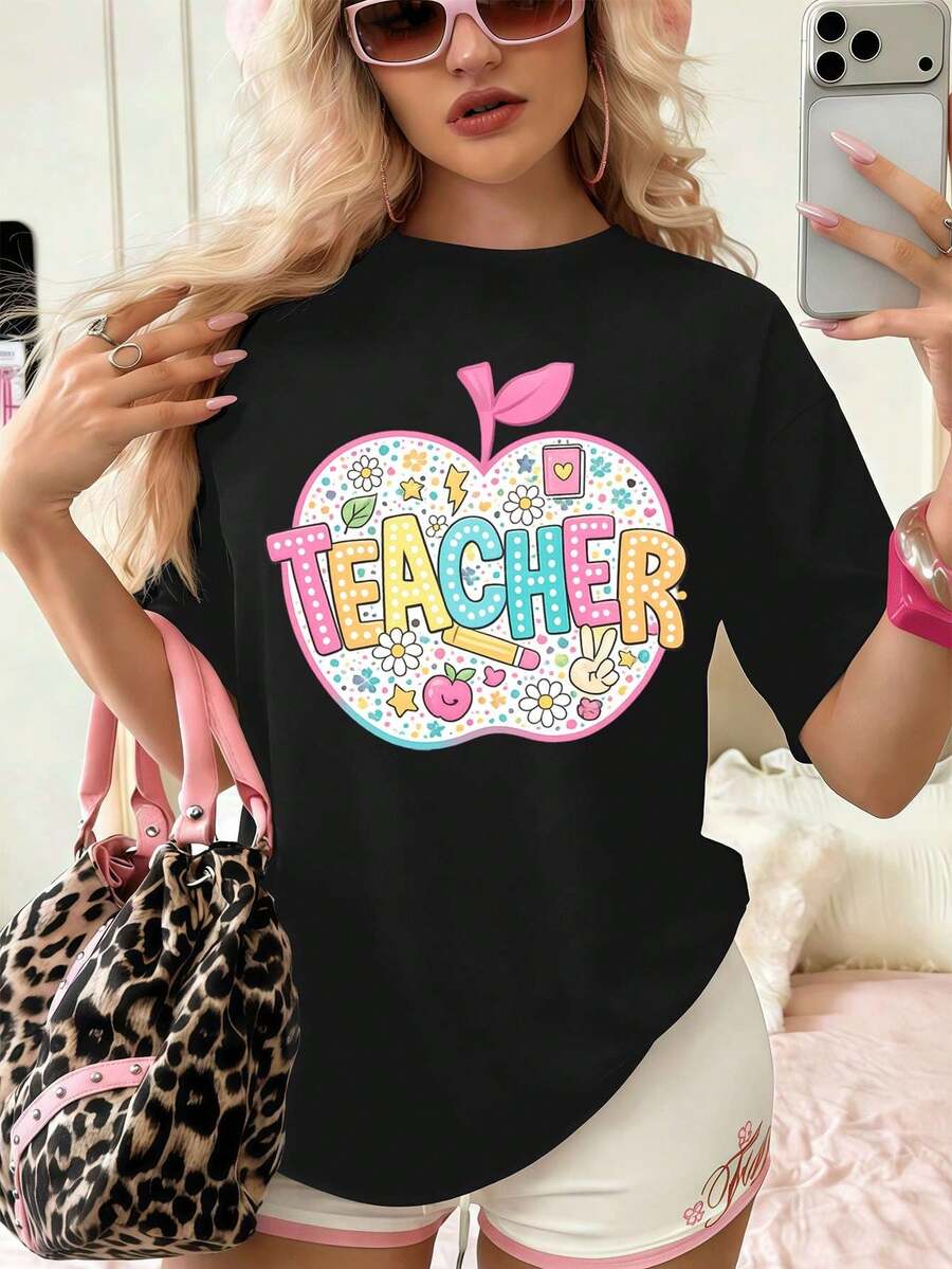 Women T-Shirts - Black - View 1
