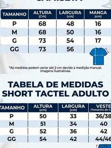 Kit Camiseta Algodão Futebol Esporte + Short Tactel Esporte Estampado Promoção 100% Algodão Premium Confortável - Vermelho/Preto - Visão 5