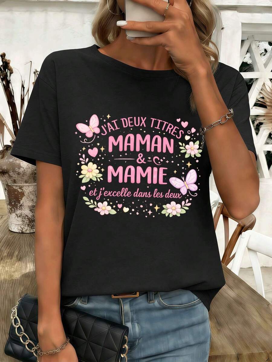 Women T-Shirts - Black - View 1