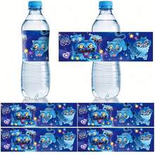 10 piezas Etiquetas adhesivas con diseño de dibujos animados de tigre azul D-Emon Hunter de K-Pop para botellas de agua, portátiles, cuadernos, regalos de fiesta, estilo aleatorio - Multicolor - Ver 3