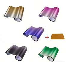 Car Window Sun Shades, Windshield Sun Visor Film, Sunshade Protection, Heat Insulation, UV Protection Sticker, DIY Tinting Film, Automotive Gradient Color Decal - Front Windshield Tint - View 5