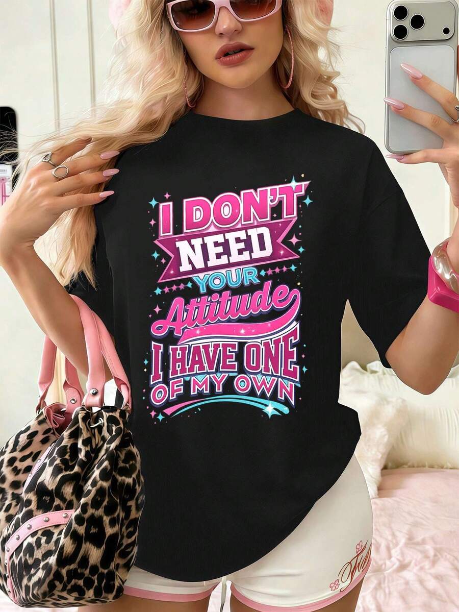 Women T-Shirts - Black - View 1