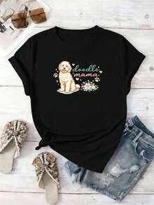 Women T-Shirts - Black - View 2