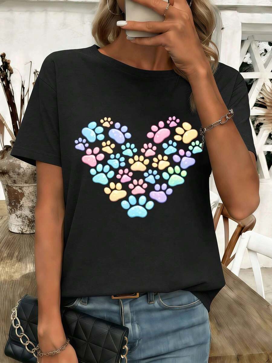 Women T-Shirts - Black - View 1