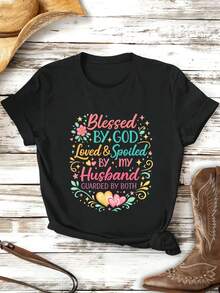 Women T-Shirts - Black - View 2