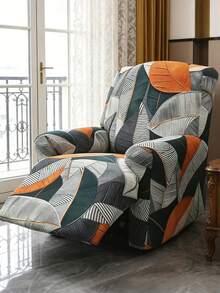 4/6/8 pcs Sarung Sofa Elastis Motif Daun, Tahan Debu dan Kotoran, Cocok untuk Ruang Tamu, Kantor, dan Dekorasi Rumah - Jeruk - View 2