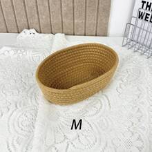1/3pcs Oval Desktop Storage Basket, Pink 3 PiecesStorage Basket Set, Suitable For Storing Snacks, Fruits, Toys, Cosmetics, Can Be Placed In Living Room, Bedroom, Study, Bathroom, Dining Room, Back-To-School Essential - Baby Pink - View 10