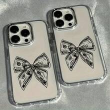 Funda para teléfono: Marco de fotos de metal transparente con diseño de lazo de dinero. - transparente - Ver 4