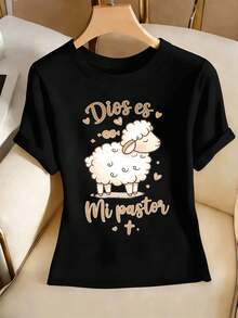 Women T-Shirts - Black - View 2