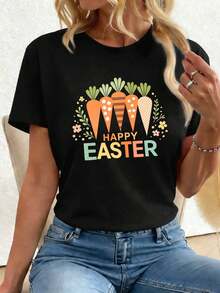 Women T-Shirts - Black - View 1