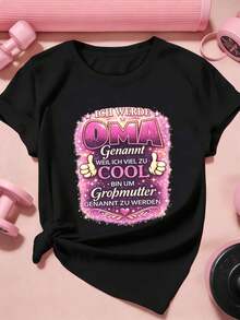 Dam-T-shirts - Svart - Visa 2