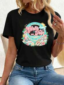 Women T-Shirts - Black - View 1