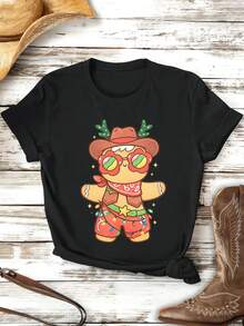 Women T-Shirts - Black - View 2