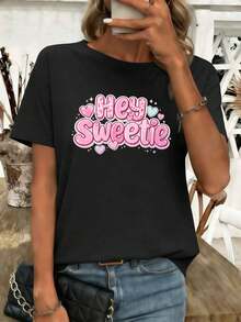 Women T-Shirts - Black - View 1