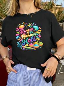 Women T-Shirts - Black - View 1