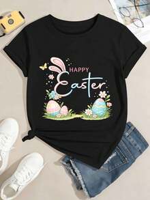 Women T-Shirts - Black - View 2