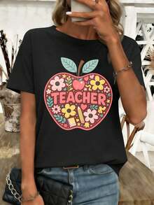 Women T-Shirts - Black - View 1