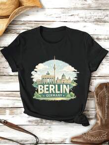 Women T-Shirts - Black - View 2