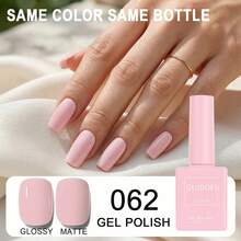 Brand GUIBOFU 1pc No.062 Gel Nail Polish - Pink - View 4