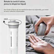 4-In-1 Leak-Proof Refillable Travel Bottles, Compact Liquid Containers Suitable For Travel And Daily Use - Multicolor - View 3